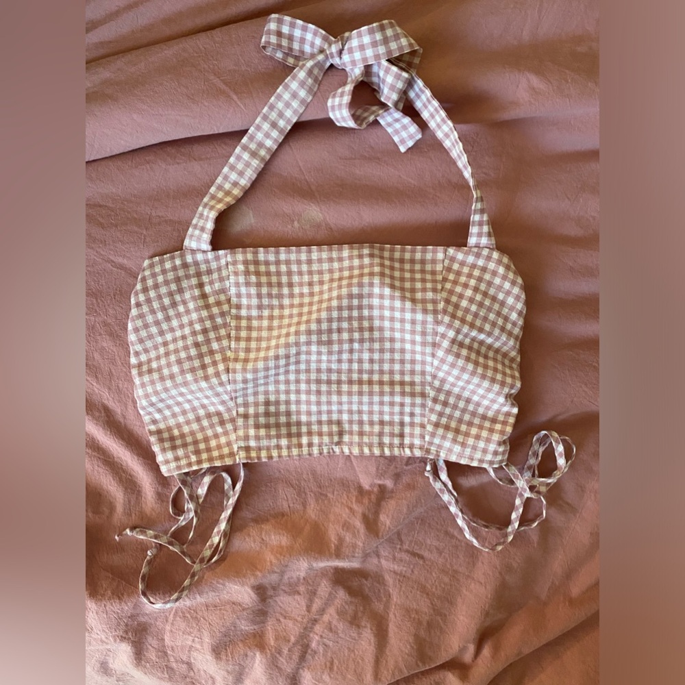 Pacsun Crop Gingham shirt